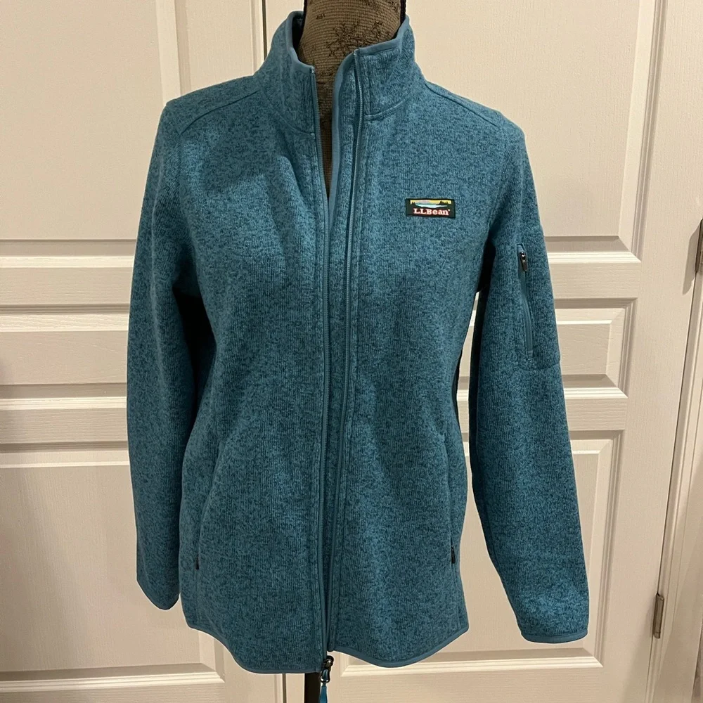 L.L. Bean Women's Sweater Fleece Jacket - Picture 1 of 8